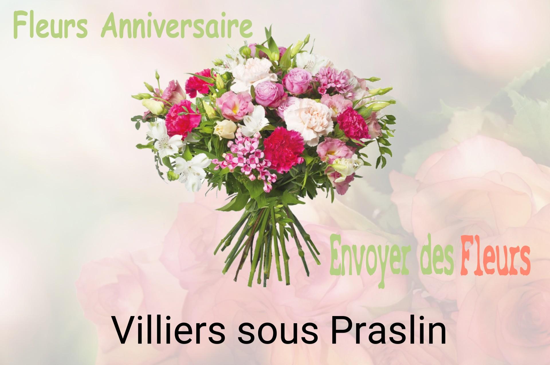 Bouquet de fleurs d’anniversaire livré à Villiers-sous-Praslin